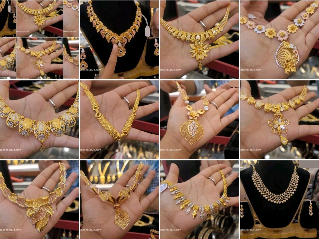 Dubai gold necklace