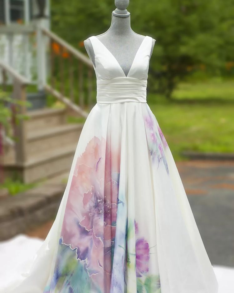 bohemian wedding dress plus size