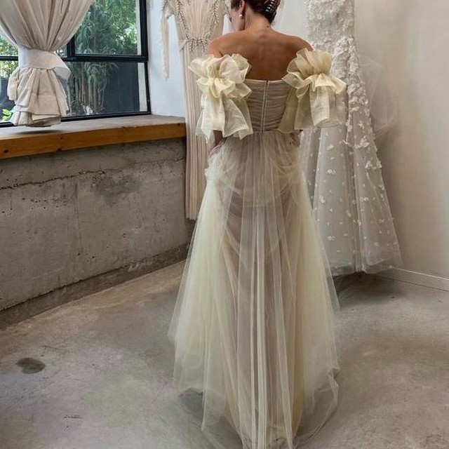 romantic bohemian wedding dresses long sleeve