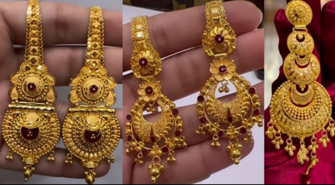 Beautiful Letest Gold Earrings Designs