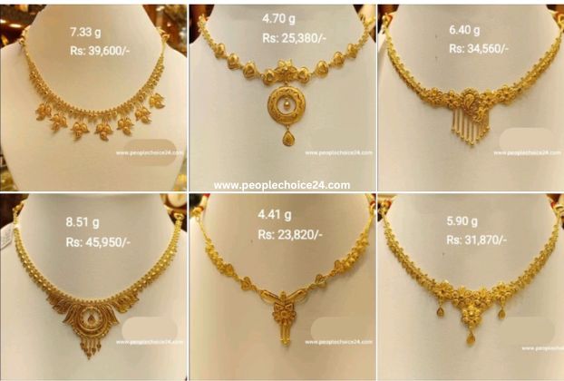 Attractive Light Weight Neck Necklace Designs 2023