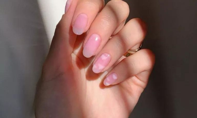 Pink Clouds Nail Ideas