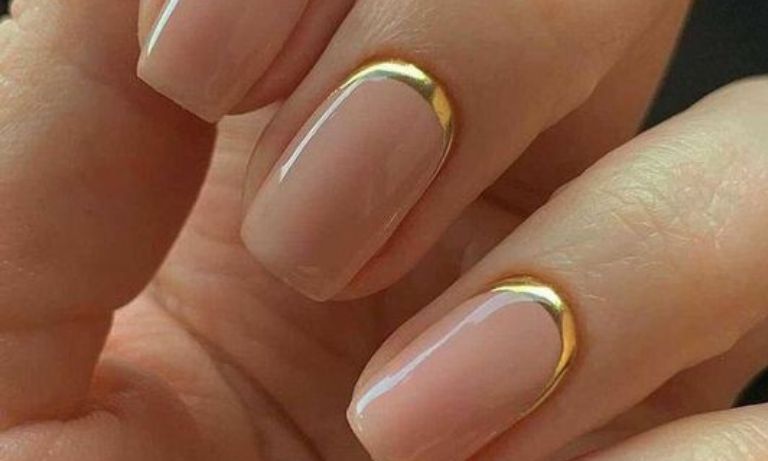 Reverse French Tip Nails