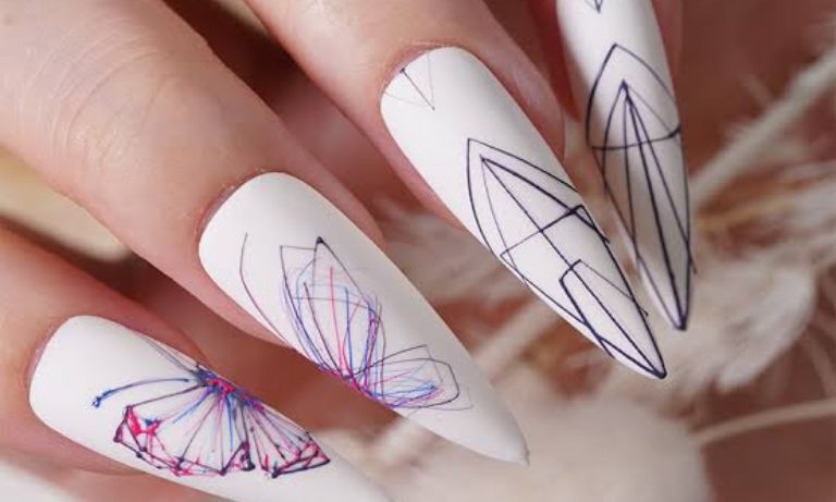 The Hottest Nail Art Designs | Beautiful Spider Gel Nail Design